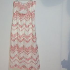 Strapless Lacey dress